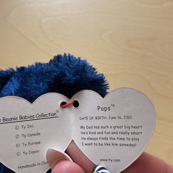 TY Beanie babies -“POPS” - Picture 3 of 4